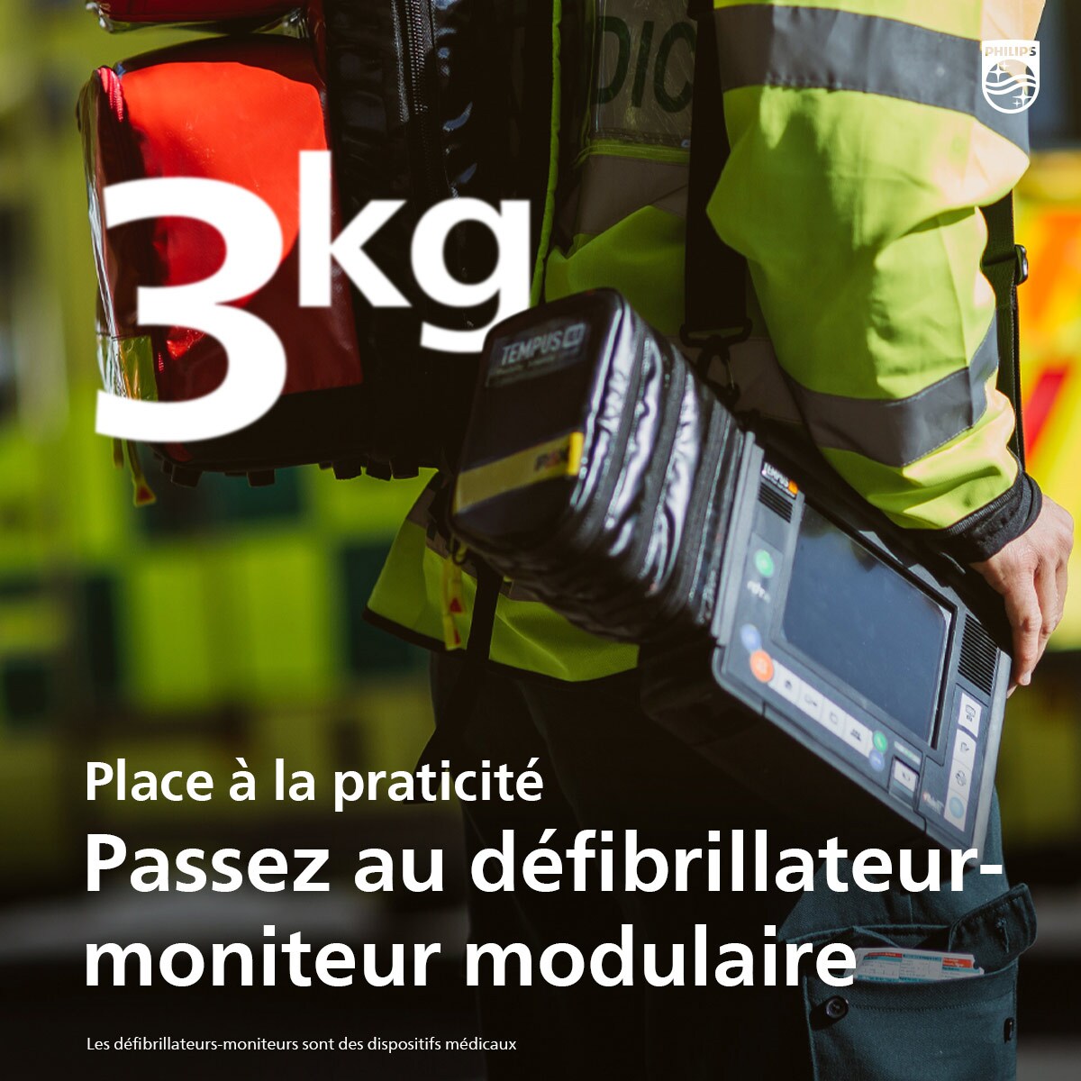 3 kg Faites place à la praticité, passez au Tempus