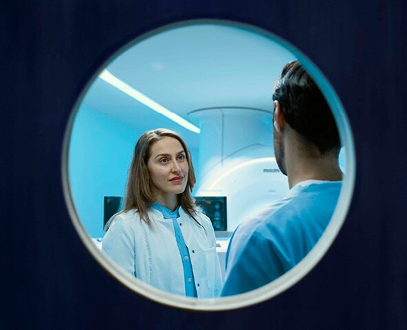Professionnels de santé en salle d’IRM