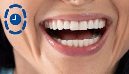 Lorsque la brosse &agrave;  dents vibre, changez  de zone de brossage.