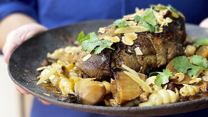 Épaule d'agneau au miel  et légumes anciens de CYRIL LIGNAC