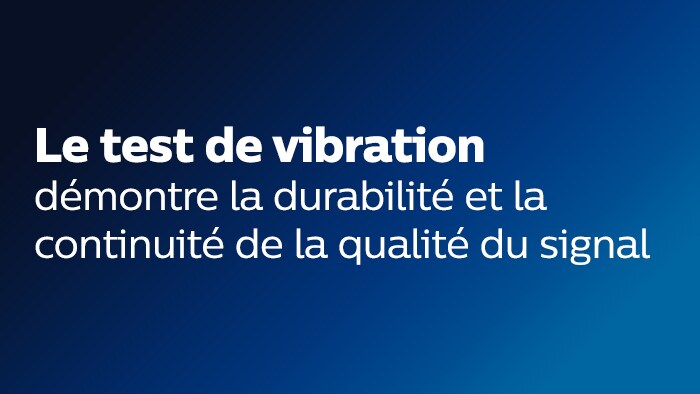 Le test de vibration