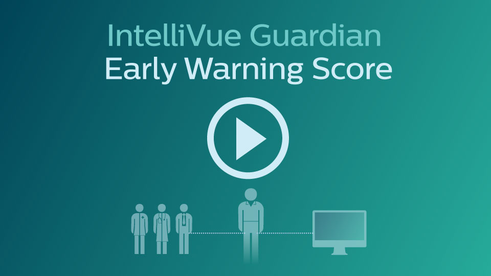 Spot subtle signs of patient deterioration sooner. With IntelliVue Guardian, EWS are viewable right in the IntelliVue MP5SC bedside spotcheck monitor