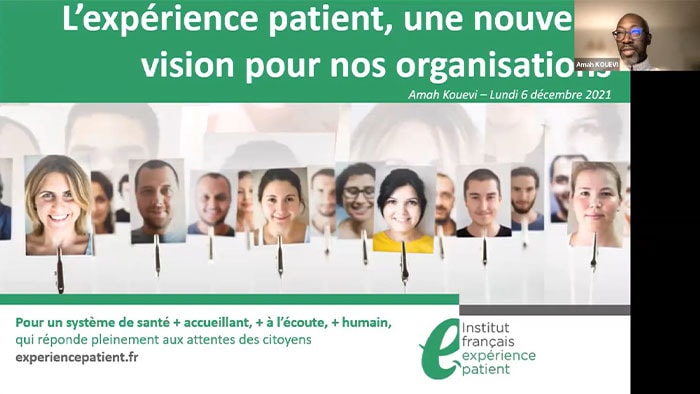 Webinar CERF, l'expérience patient