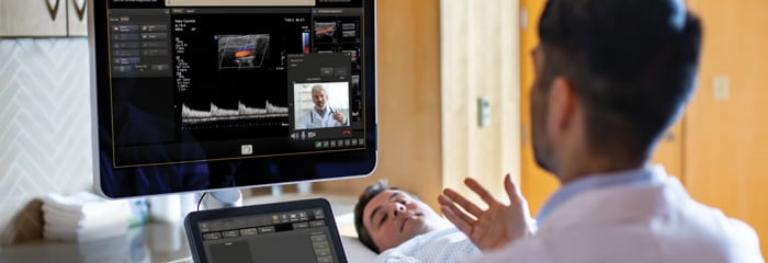 Collaboration Live tele-ultrasound mobile