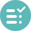 Checklist icon representing reporting requirements