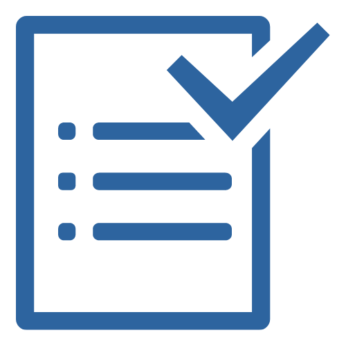 Icône liste de contrôle