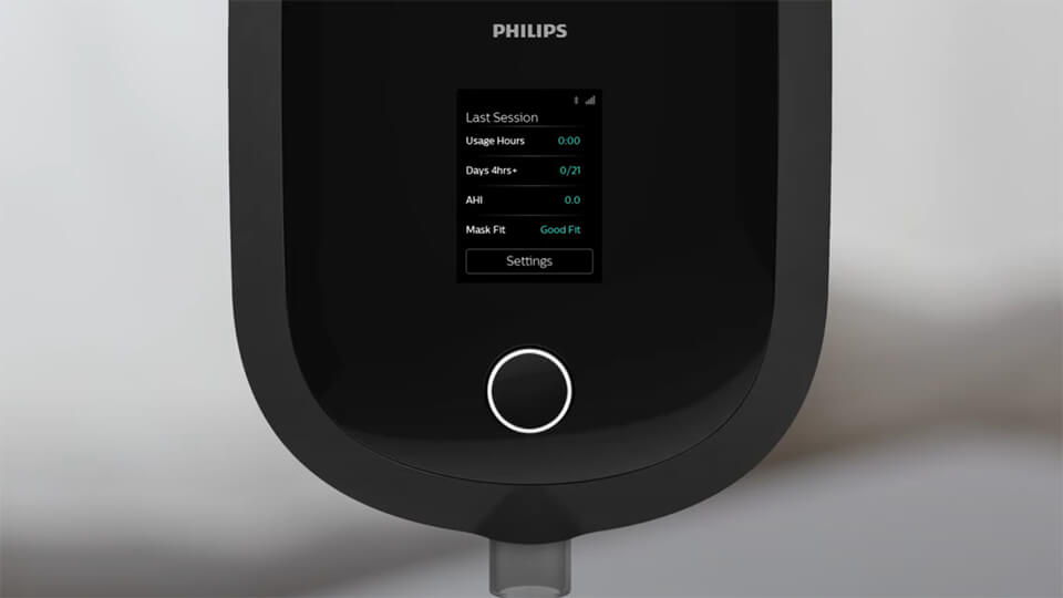 Menus et caractéristiques de confort de l’appareil Philips DreamStation 2