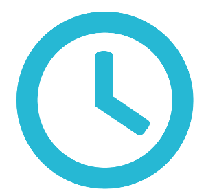 une horloge bleue avec un fond noir