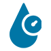 Illustration représentant une gouttelette de sang avec un symbole de pression
