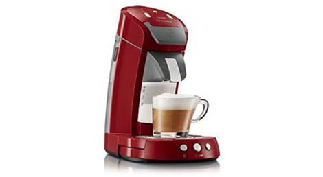 La cafetière SENSEO® Latte Select est lancée en 2008. C'est la première machine à café à dosettes dotée d'un réservoir de lait intégré.