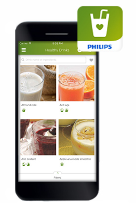 application boissons saines