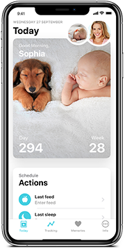 Découvrez l'application Bébé+