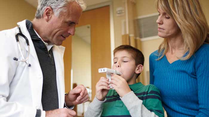 Professionnel adulte-pédiatrique-bébé asthme entretoise inhalateur