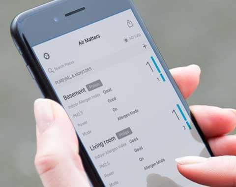 Air Matters, l'application pour smartphone