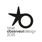Label de l'observateur du design 2015