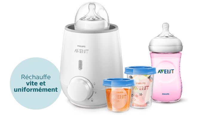 Chauffe-biberons rapide et bac Philips Avent