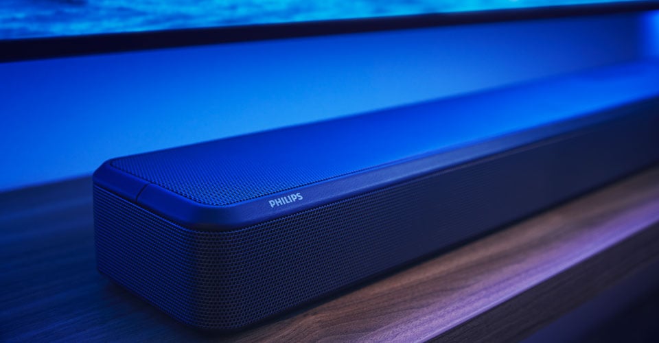 Philips FB1 soundbar in use