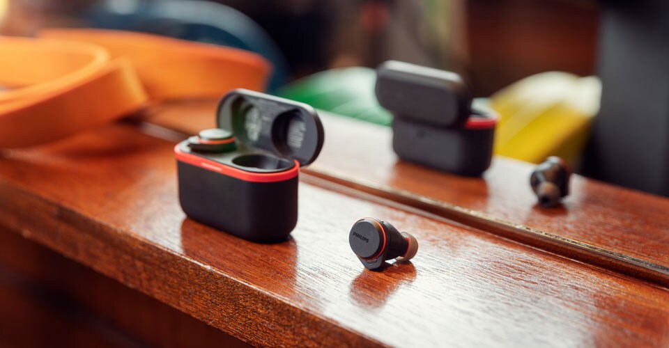 Écouteurs sans fil Philips avec étui de chargement