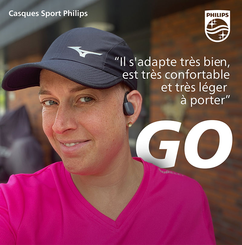 Une femme dit : "Vous entendez très bien le bruit ambiant"