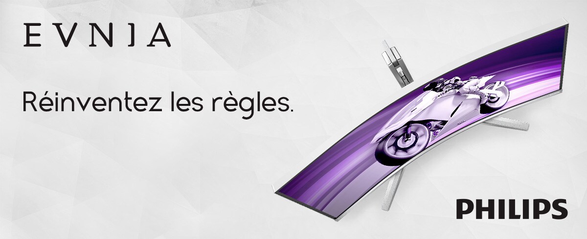 Philips Evnia Réinventez les règles Banner