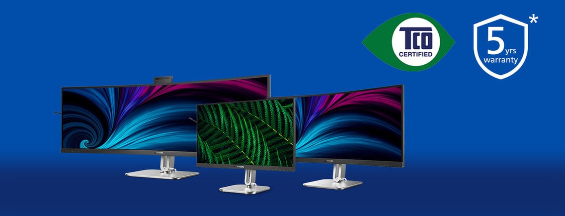 Philips Moniteurs certifiés TCO et garantie de cinq ans