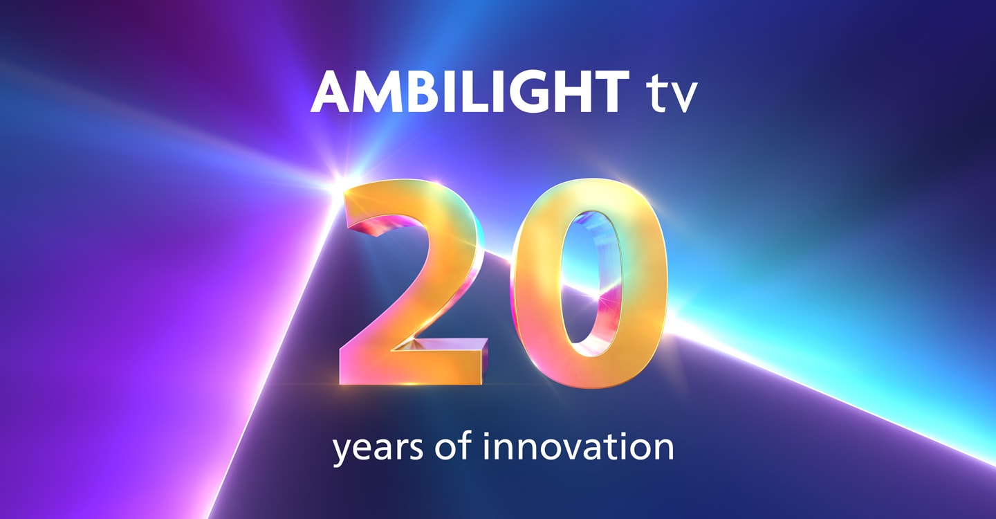 20 ans de téléviseur Ambilight