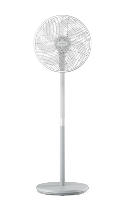 Un grand ventilateur sur pied blanc Philips série 2000 pouvant pivoter à 90 degrés.