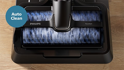 Système de nettoyage automatique hygiénique du Philips AquaTrio sans fil Vacuum & Wash série 9000