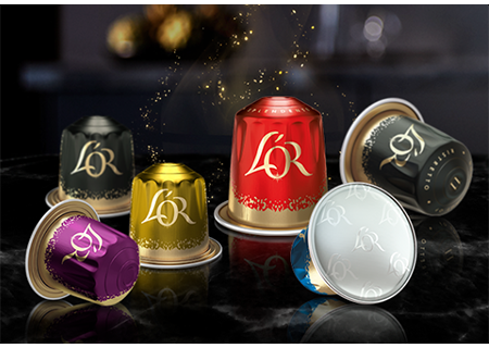 Différents types de tasses L'OR.