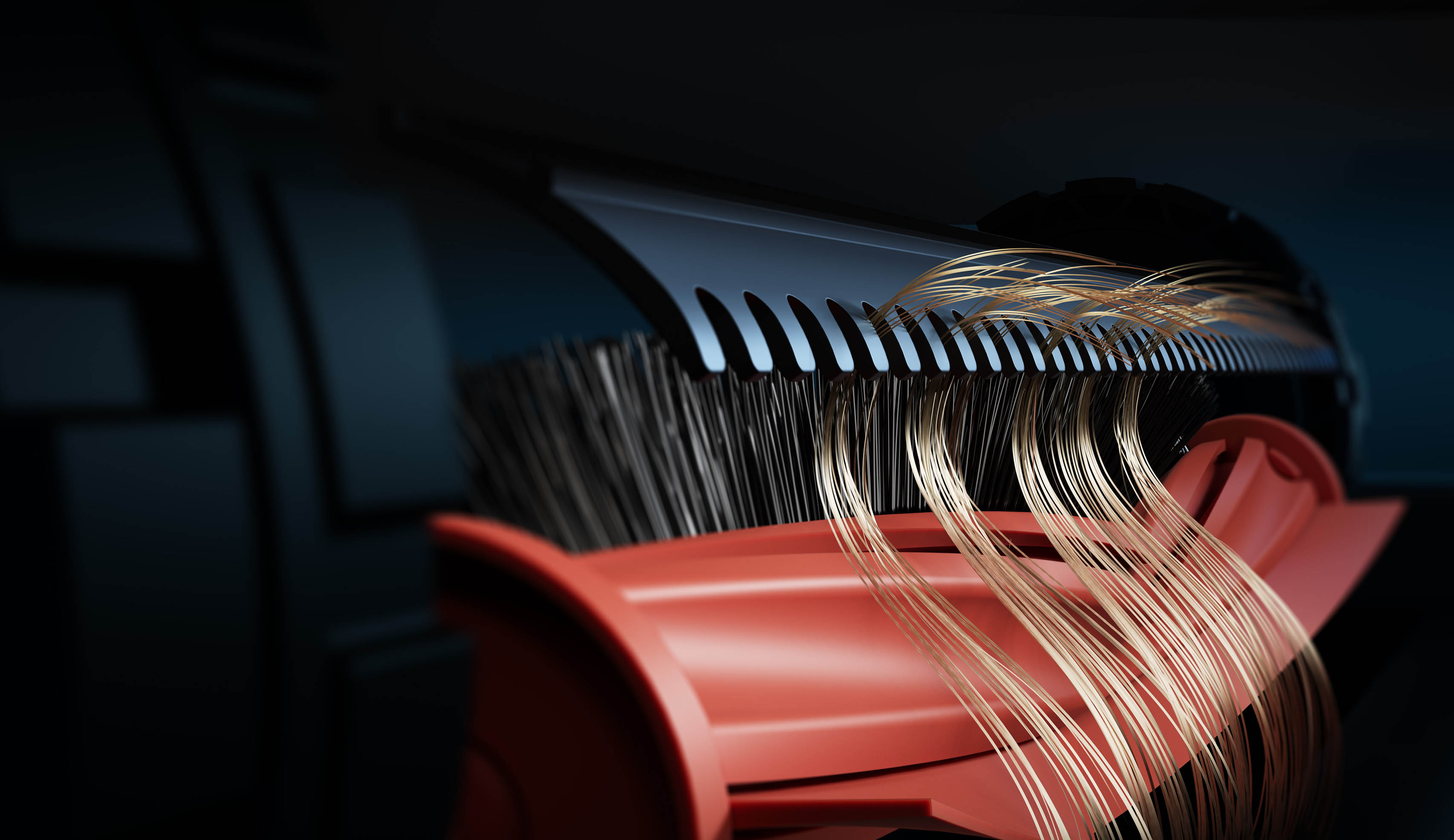 Une brosse sans cheveux