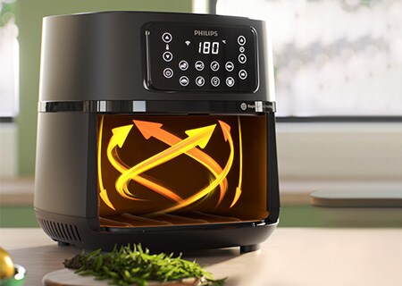 Airfryer avec technologie rapide