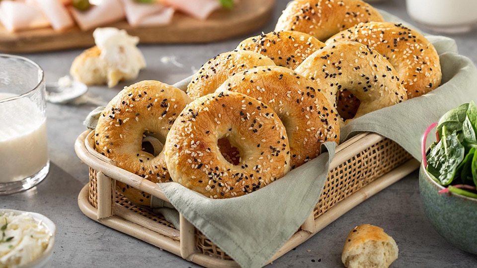 Bagels aux sésames