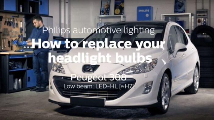 Comment remplacer les lampes pour éclairage avant de Peugeot 308
