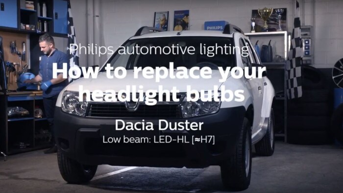 Comment remplacer les lampes pour éclairage avant de Duster Dacia