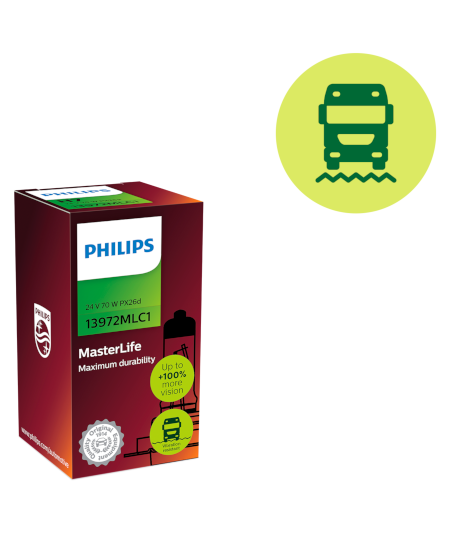 Pack de 2 Ampoules Philips MarterDuty H7 24V