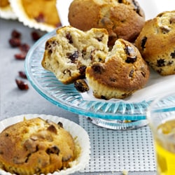 Muffins aux canneberges