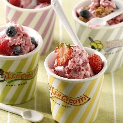 Yaourt instantané glacé aux fraises - Recette dessert | Philips
