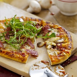 Pizza au salami et aux champignons - Idée repas | Philips