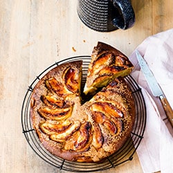 Gâteau pommes et ricotta