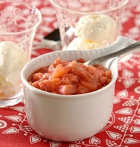 Compote de fraises et rhubarbe - Accompagnement | Philips