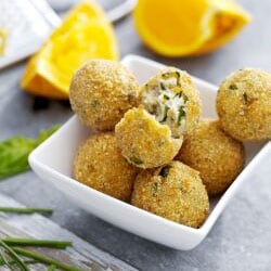 Boulettes de ricotta au basilic