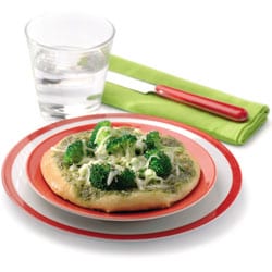 Mini pizza basilic et broccoli - Recette entrée | Philips