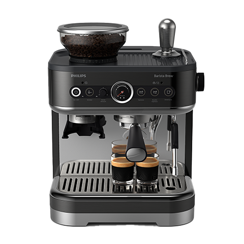 Bac à grains simple Philips Barista Brew, noir