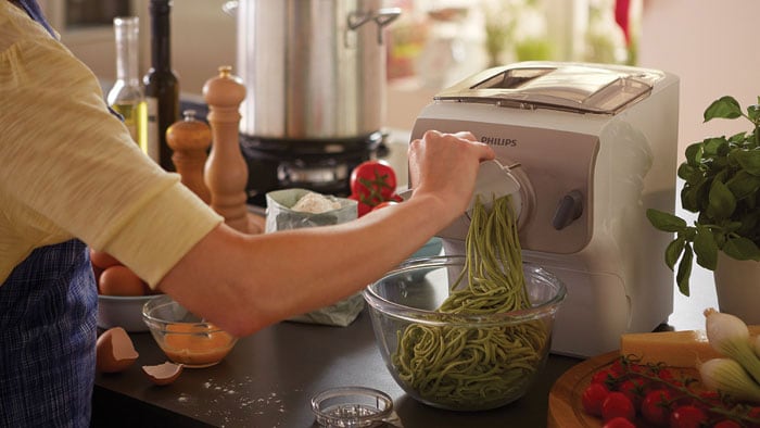 Recette pour des pâtes fraîches avec bière avec la Philips Pasta