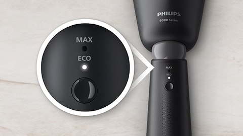 Modes ECO et MAX : choisissez le réglage adapté à votre tenue