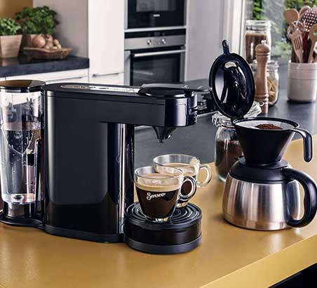 DL-pro Filtre à café pour machine à café Philips 42225967511 CP0402/01 Senseo Switch 