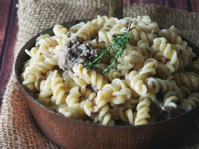 Fusilli façon "forestière"