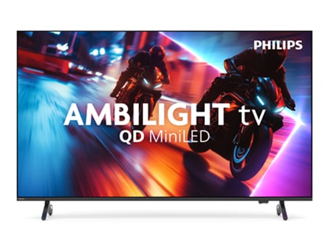 Téléviseur 4K Ambilight Philips QD MiniLED MLED910