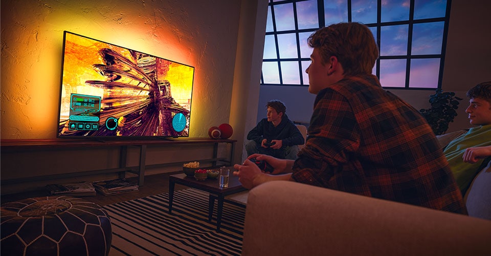 Expérience de jeu de style Ambilight