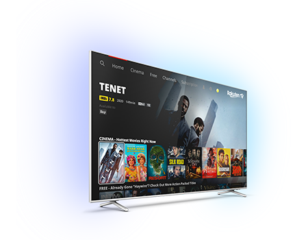 Téléviseur Smart TV avec Rakuten TV